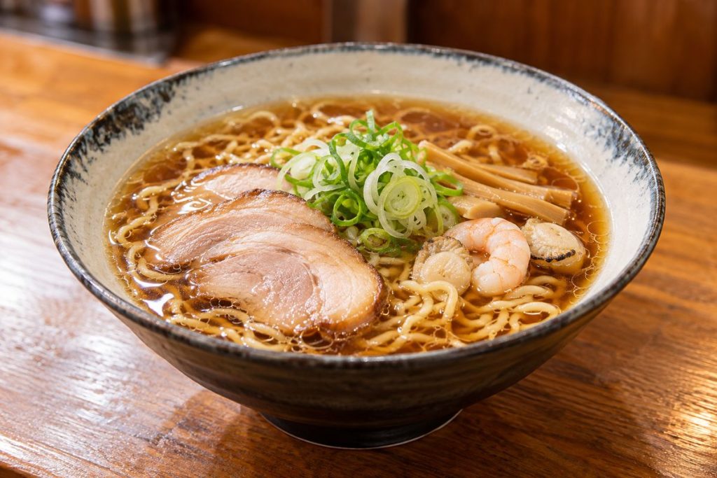 鶏ガラと魚介の醤油ラーメンの生成イメージ