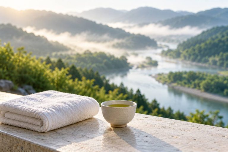 川と山の旅を表すホテル星羅四万十の宿泊イメージ