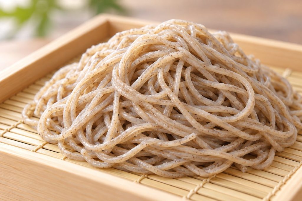 まる伍のせいろそばを題材にした生成イメージ