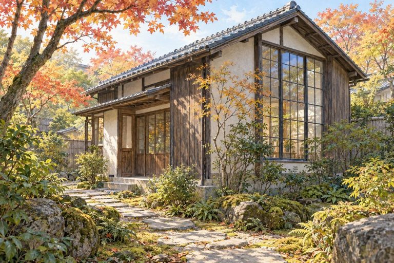 画家のアトリエを表現した生成イメージ(実際の佐伯祐三アトリエ記念館ではありません)